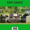 PE Outdoor synthetic patio modern all seasons Rattan Furniture Sofa