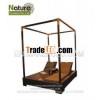 Outdoor Pool Side HDPE Synthetic Rattan Sun Bed