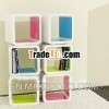round corner cube shelf