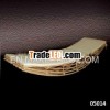 Bamboo rocking sun lounger - white (05014)