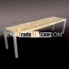 Bamboo bench in natural finish for garden/patio use - Bamboo Furniture (16156)