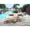 Teak Garden / Outdoor Furniture Sun Lounger