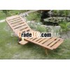 Oak Sun lounger