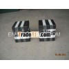Unique set of two square cylinder PE rattan modern sofas with black & white color