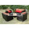 Rattan Furniture With Color Cushions