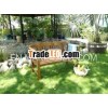 Rose bench 2 seater natural color