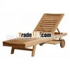 Teak Garden Furniture - Madison Sun Lounger without Arm