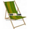 Sun lounger without armrests