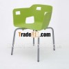 T42 green stackable indoor lounge chair green