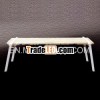 Bamboo Bench with metal frame - Bamboo Furniture (16158)