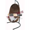 patio rattan hanging swing chair