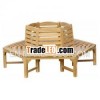 Teak Patio Furniture - Octagonal Tree Bench