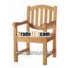 OVAL BACK ARM CHAIR