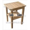 Good Quality Outdoor Garden Via Side Teak Wooden Table
