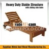 outdoor swimming pool sun lounger with wheels