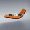 Bamboo sun lounger - black/orange (05008)