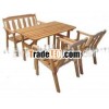 Wooden garden furniture