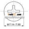 Window self drilling screws:Ph2 drive flat head with 6 nimbs under head drilling point itemID:FVMY