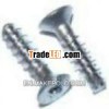 countersunk head thread cutting screws