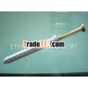 Cylinder Head Nylon Anchor With Zinc Plated Flat Countersunk Head Nail Screw