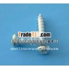 Cross recessed mushroom head screws with flange