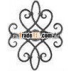 wrought iron rosette best quality