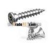 cross recessed thread forming raised cheese head screws
