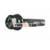 slotted screw and washer assembly with plain washer