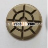4' 100mm resin concrete floor wet and dry flexible velcro polishing pads