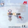 swing check valve used in mask or tracheal tube, can be inflate by air