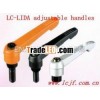 LC-LIDA operating pieces of adjustable fixing handles