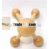 hand-held body massager wood