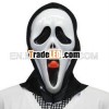 Halloween Party Scream Ghost Mask with Head Cover