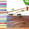 Orange peg panel hanging hooks