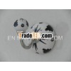 Black Floral Dot Hooks