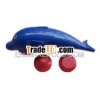 Dolphin Hand-hold Massager Hammer with 3 Extra Heads