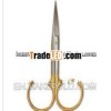 Gold Colored Stainless Steel Surgical Dressing Scissors