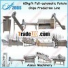 small scale 60kg/h full-automatic potato chips production line