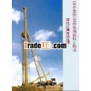 Hydraulic walking-pedrail pile driver