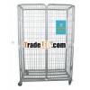 Fodable warehouse cart zinc logistics trolley