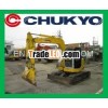 Used Japanese Excavator Sumitomo SH 75 X - 3 <SOLD OUT>/ Rubber pad on steel shoe ,  Common pi