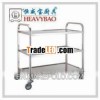 Knocked Down Stainless Steel 3 Shelf Utility Cart