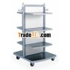 Supermarket utility metal multilayer products display shelf