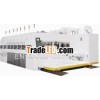 printer slotter with rotary die cutter stacker