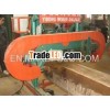 electrical horizontal portable band saw mill machine