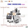 The lowest price 4 axis cnc engraving machine/engraver. cnc 3020Z-DQ 4 axis with ball screw design