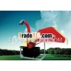 8 Inch 3 Point Hitch Wood Chipper with EC approval