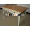 wooden work bench for workshop