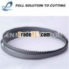 Band saw blade for cutting aluminium