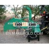 Tractor mounted wood shredder